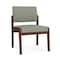 Lesro Lenox Armless Guest Chair, 22.5 in W 26 in L 31.5 in H LW1102 - alternate 1